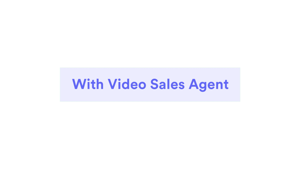 Video Sales Agent no-show success story gif